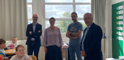 C'est la rentrée des classes  ! Les maires de Vannes et Lorient visitent les écoles de l'Enseignement catholique du Morbihan